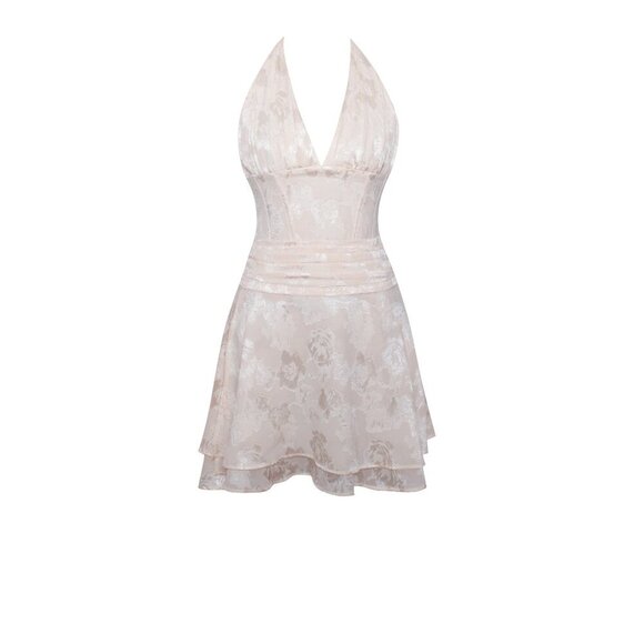 Ttana Slit Halter Mini Dress - Picture 5 of 16